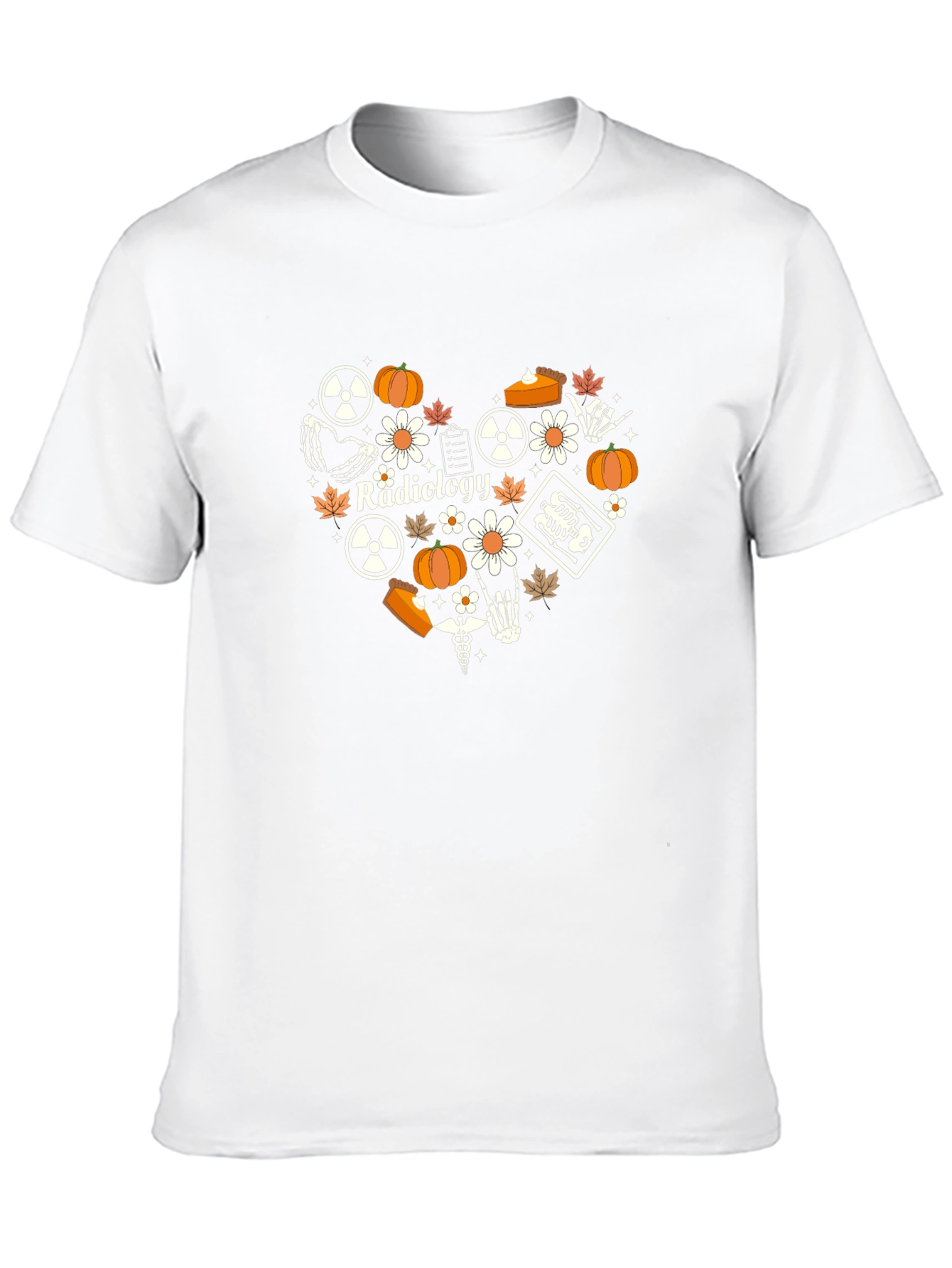 Radiology Fall Heart T-Shirt