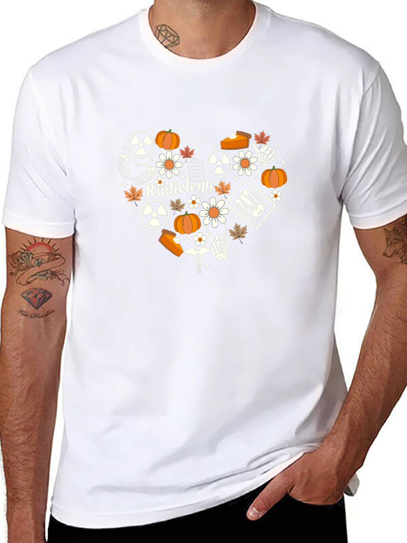 Radiology Fall Heart T-Shirt