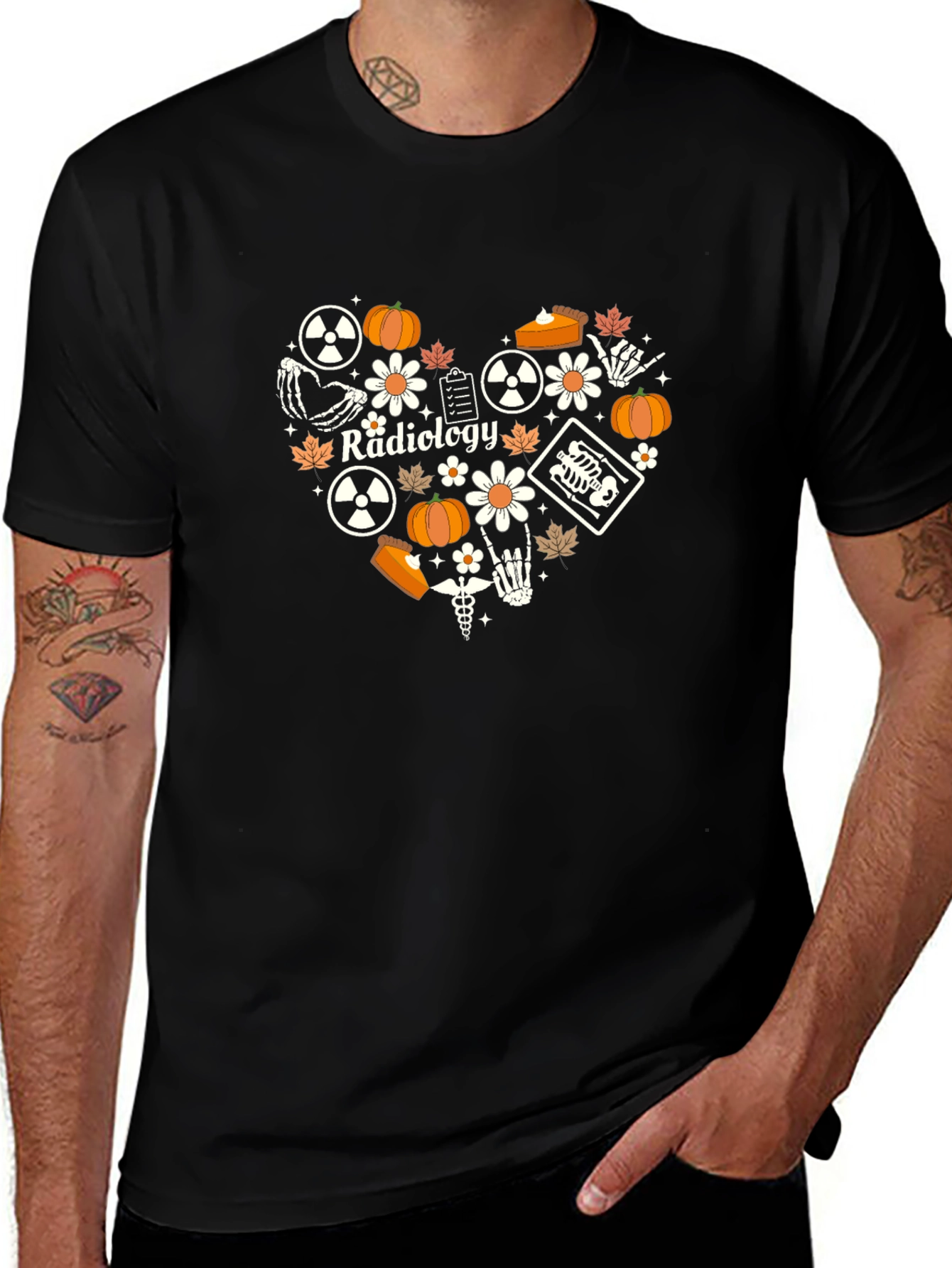 Radiology Fall Heart T-Shirt