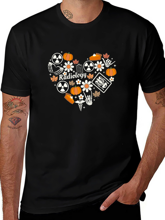Radiology Fall Heart T-Shirt
