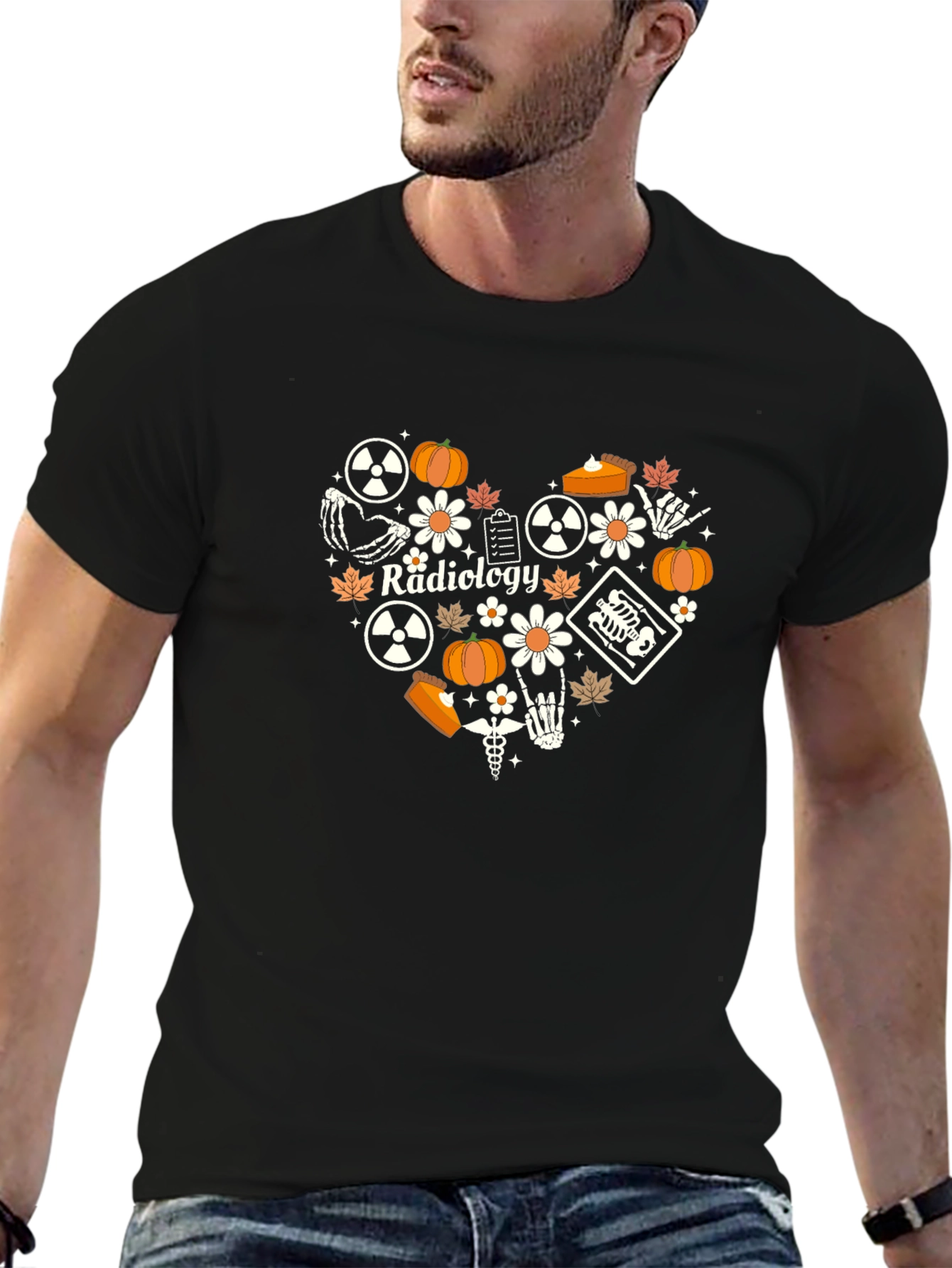 Radiology Fall Heart T-Shirt
