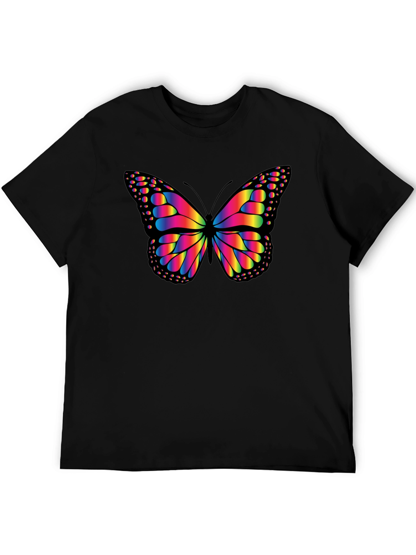 Rainbow Butterfly Graphic Tee