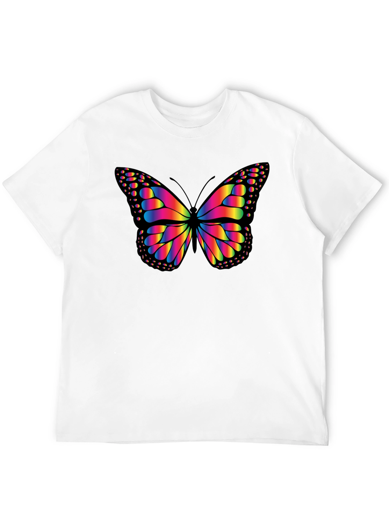 Rainbow Butterfly Graphic Tee