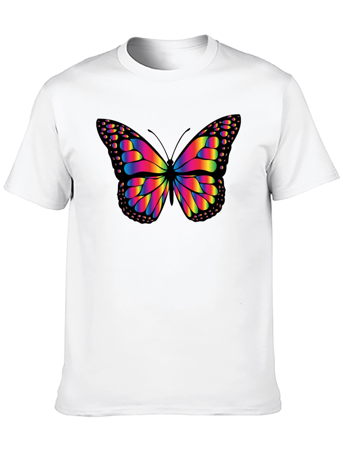 Rainbow Butterfly Graphic Tee