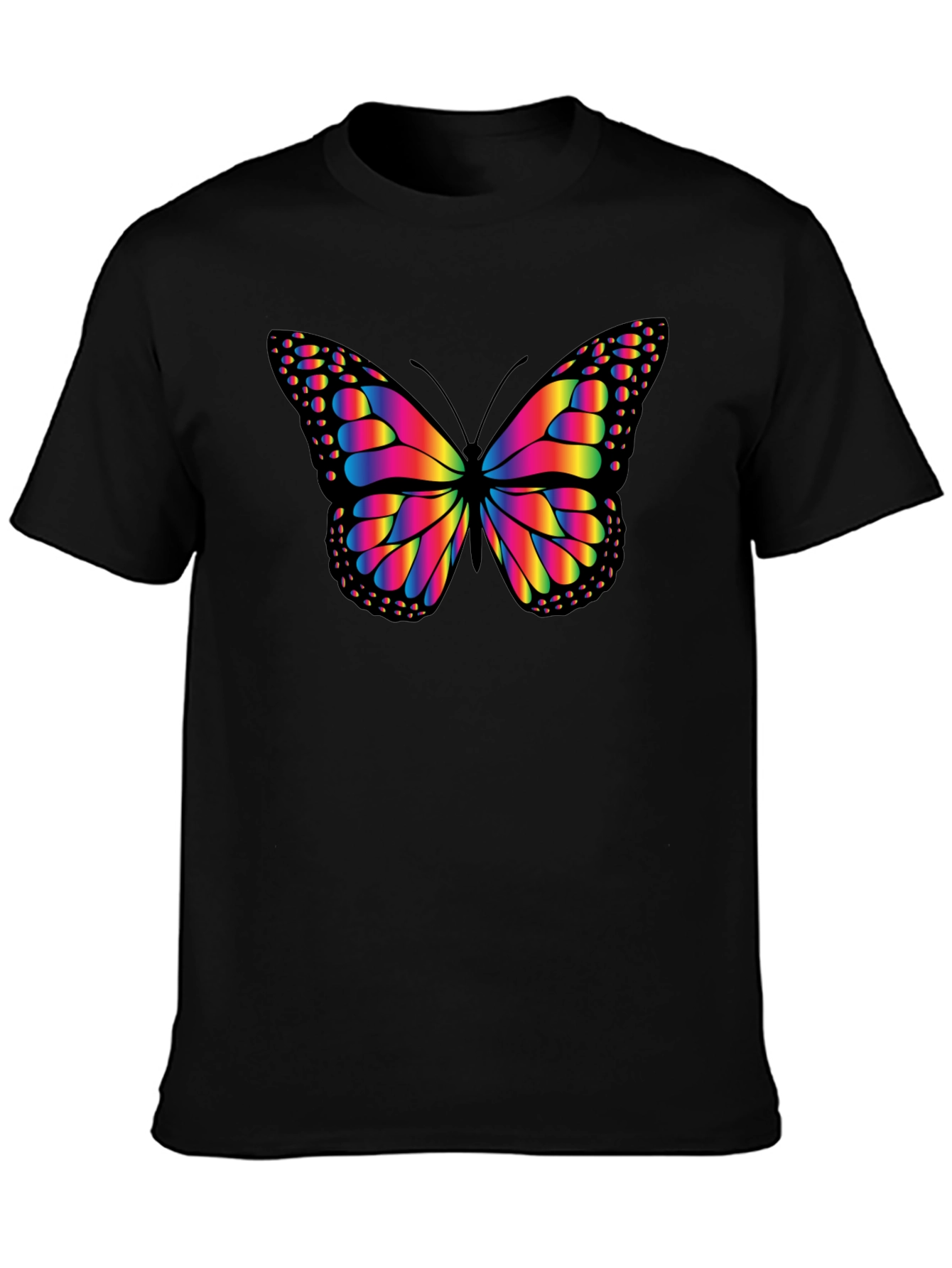 Rainbow Butterfly Graphic Tee