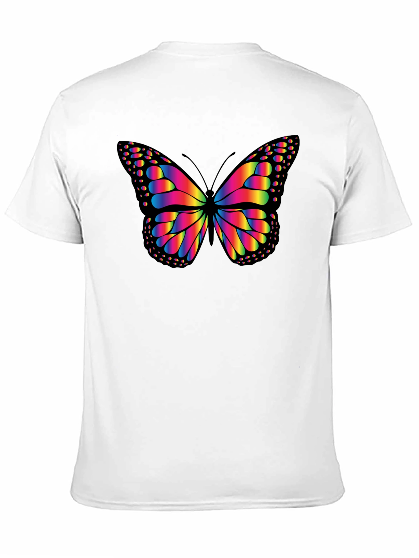 Rainbow Butterfly Graphic Tee