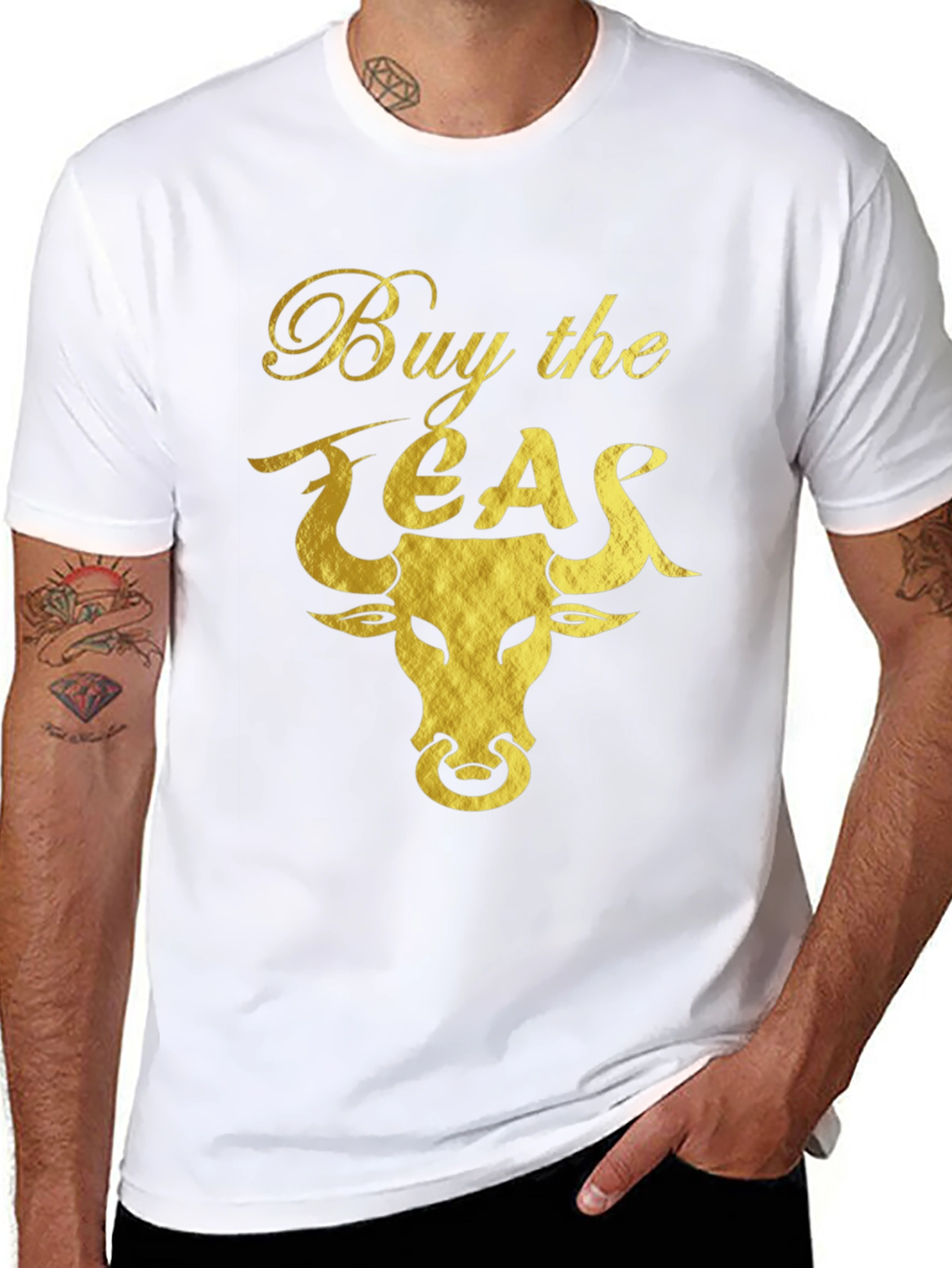 Buy the TEAS Bull Graphic T-Shirt - Black