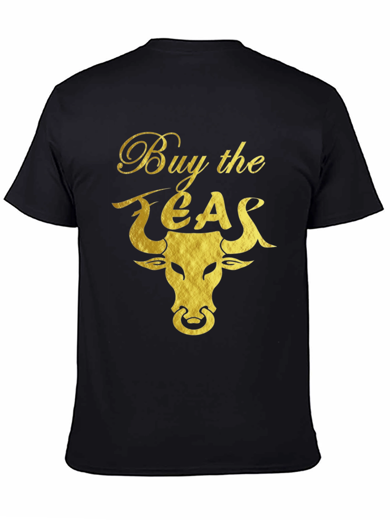 Buy the TEAS Bull Graphic T-Shirt - Black