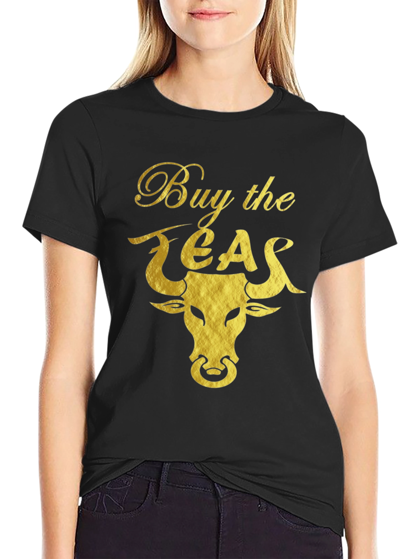 Buy the TEAS Bull Graphic T-Shirt - Black