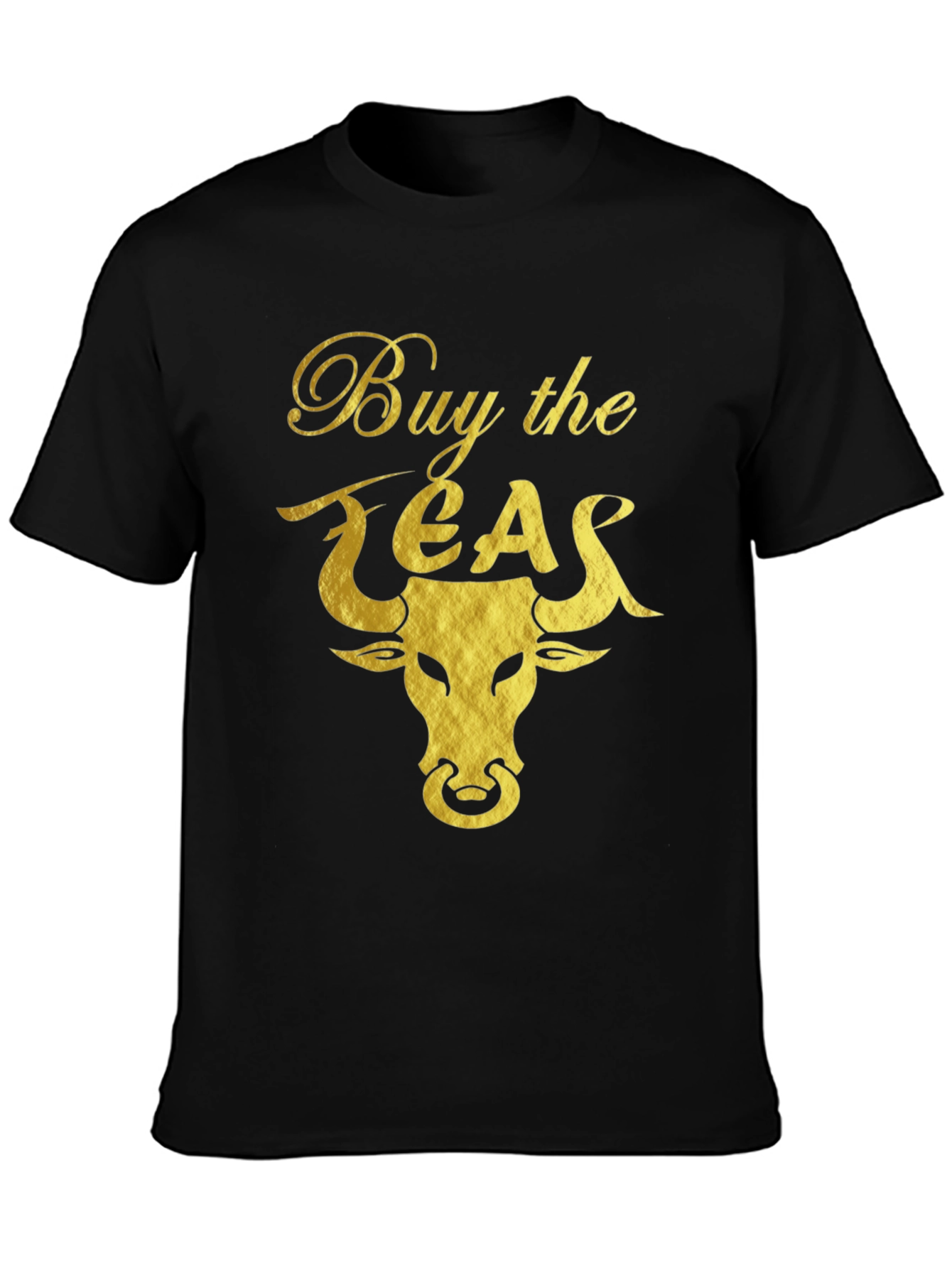 Buy the TEAS Bull Graphic T-Shirt - Black