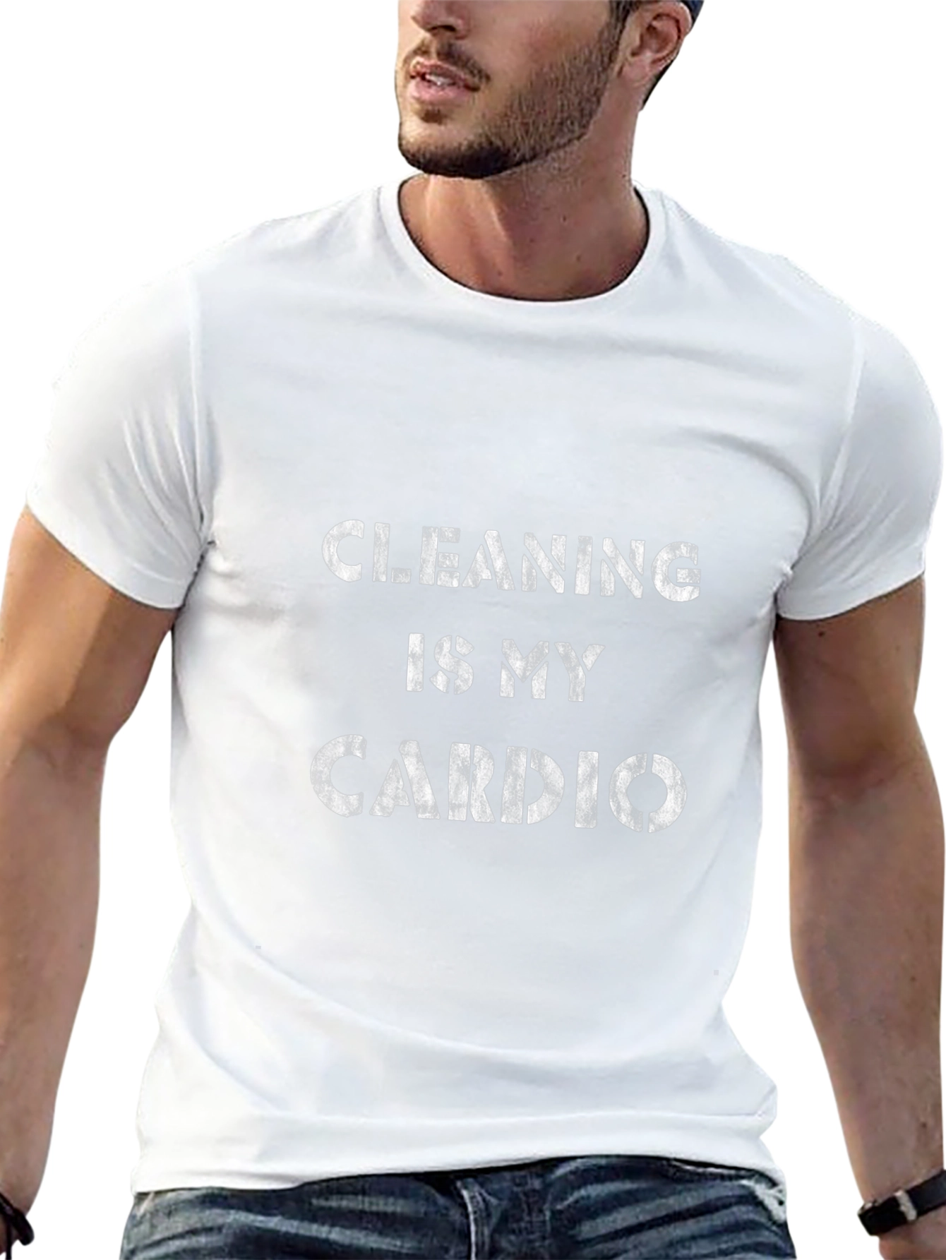 Cleaning Is My Cardio Graphic Tee