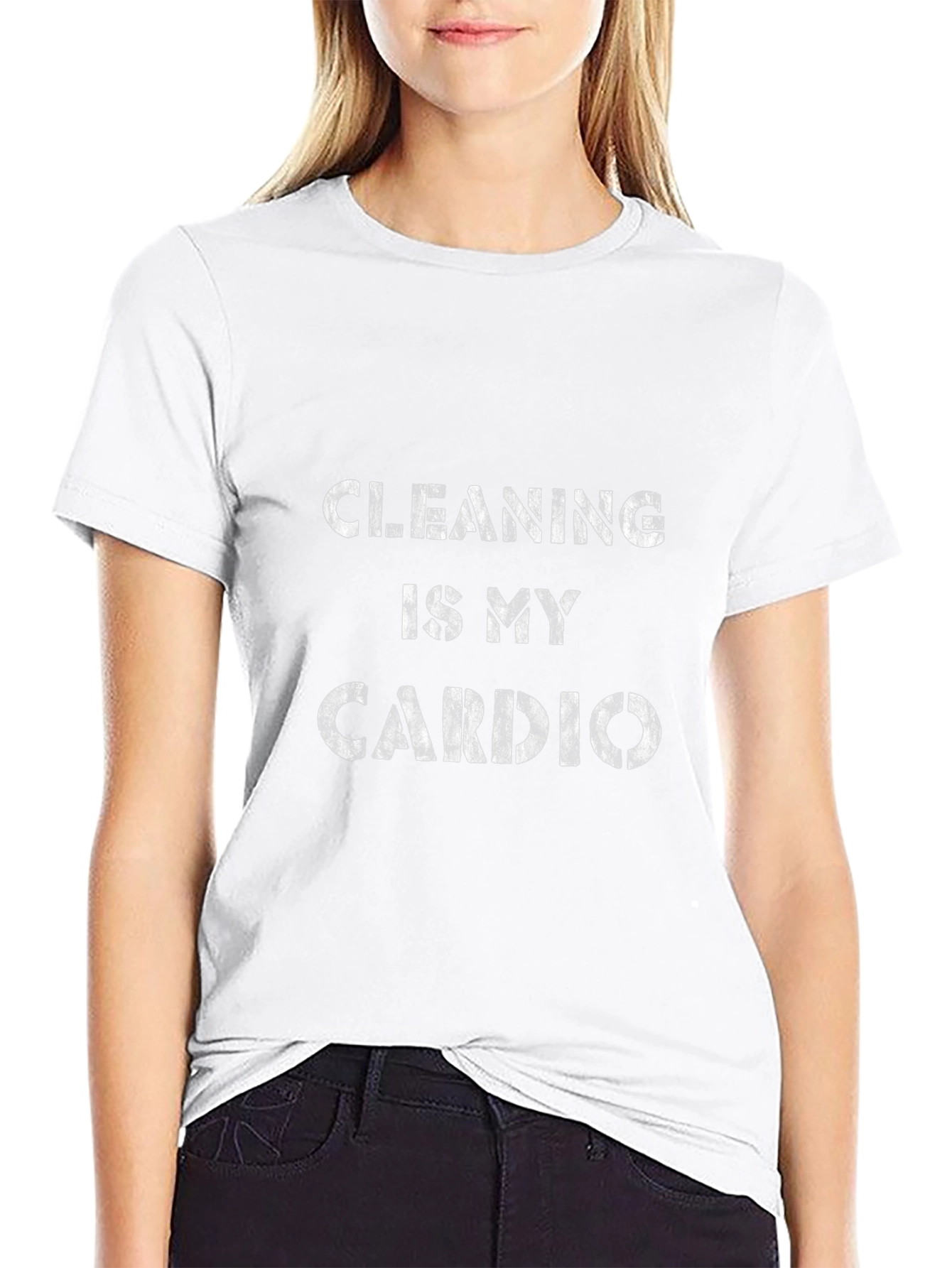 Cleaning Is My Cardio Graphic Tee
