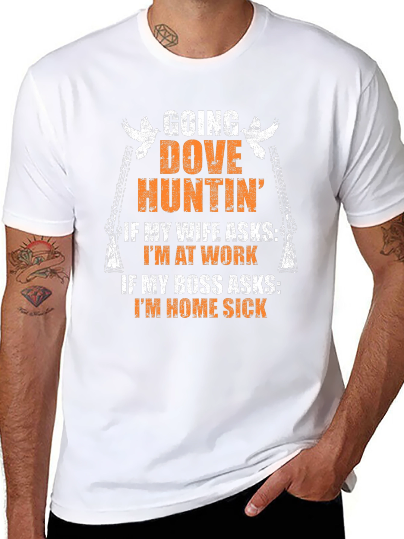 Dove Hunting Graphic T-Shirt