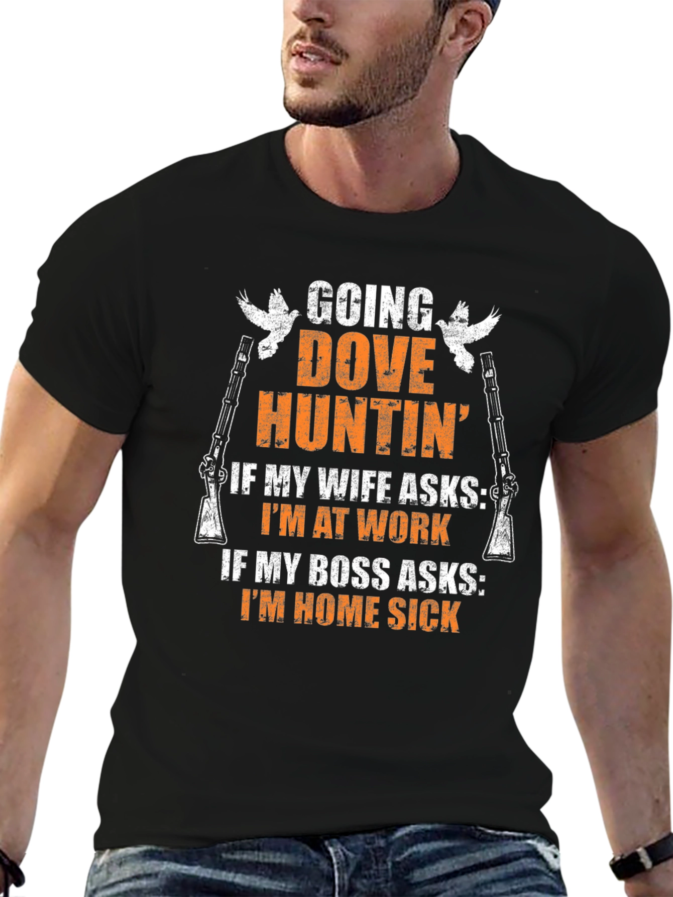Dove Hunting Graphic T-Shirt