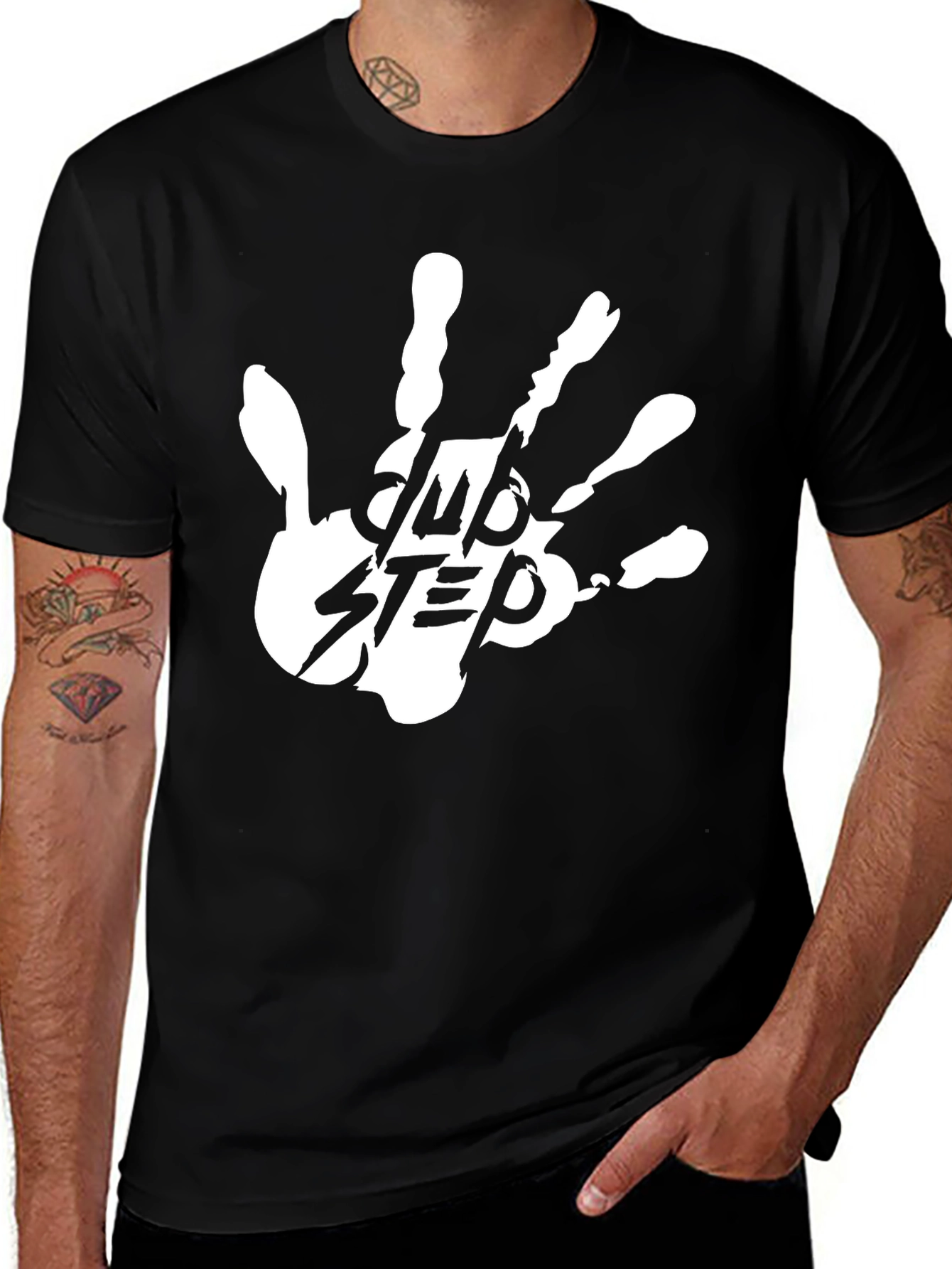 Dubstep Hand T-Shirt - Black Cotton Tee