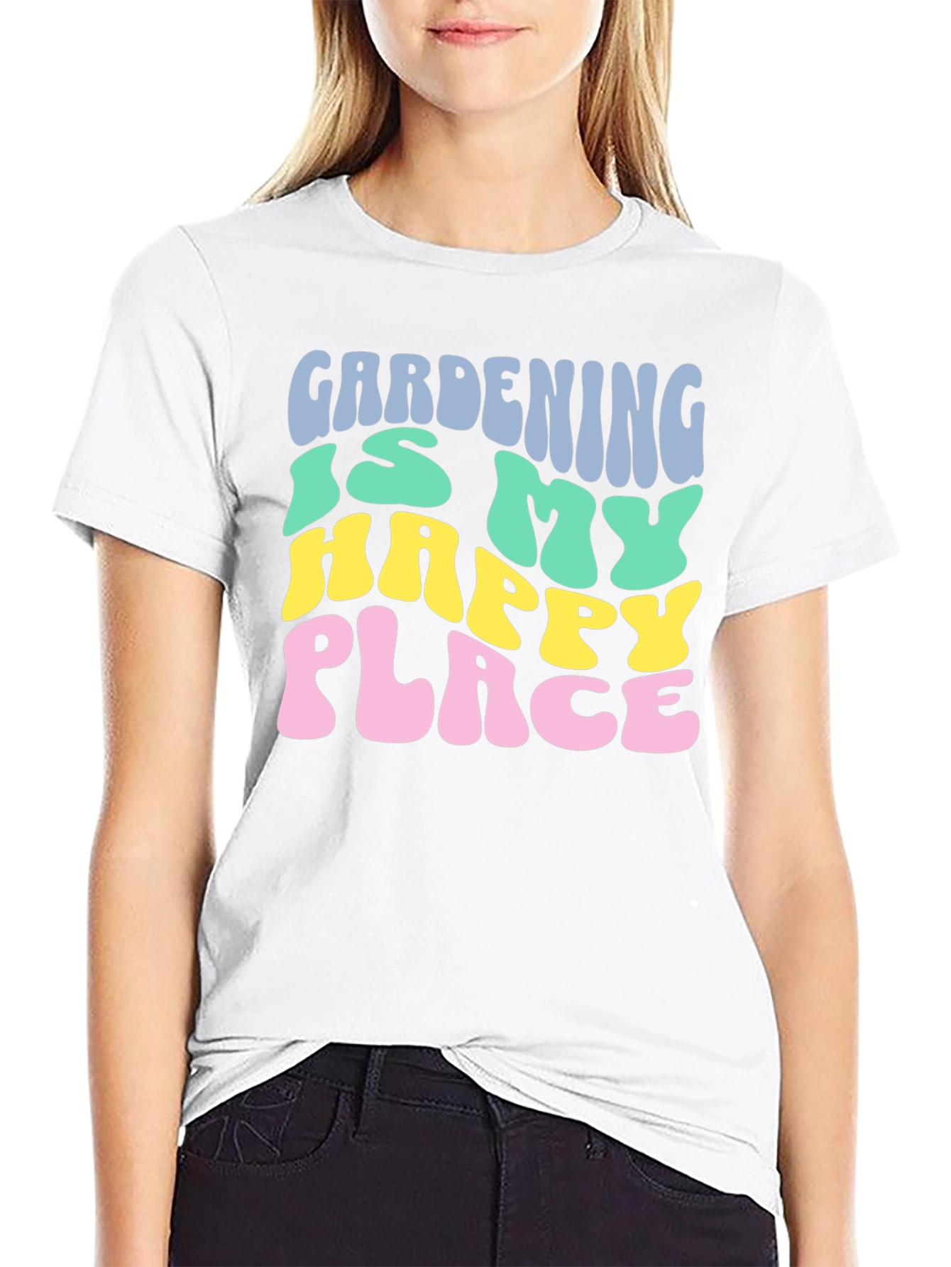 Gardening is My Happy Place Graphic T-Shirt