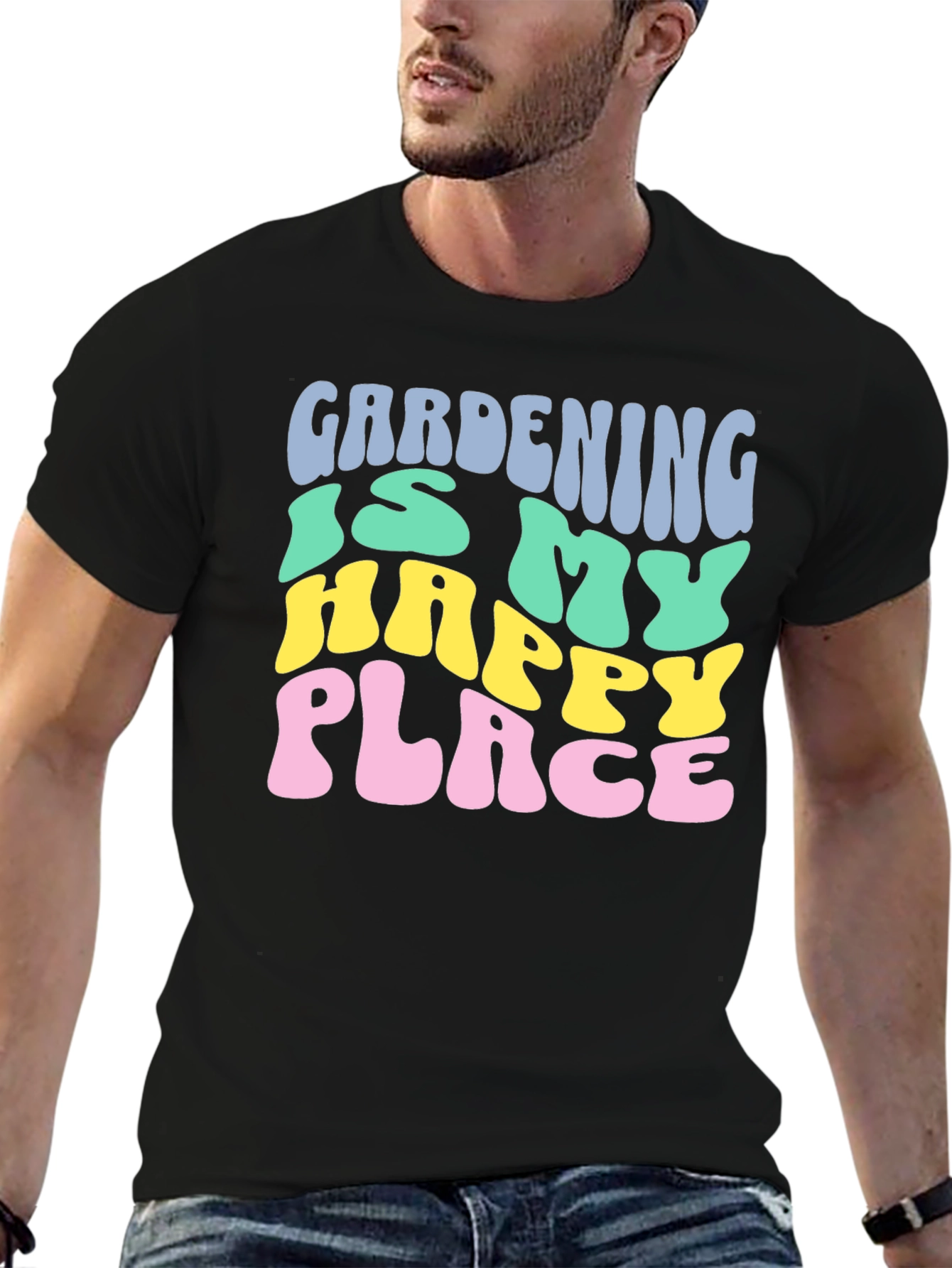 Gardening is My Happy Place Graphic T-Shirt