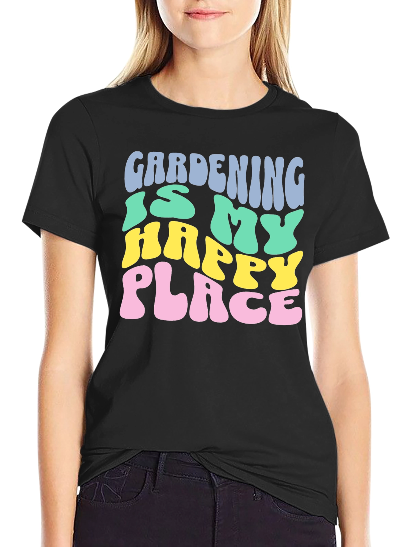 Gardening is My Happy Place Graphic T-Shirt