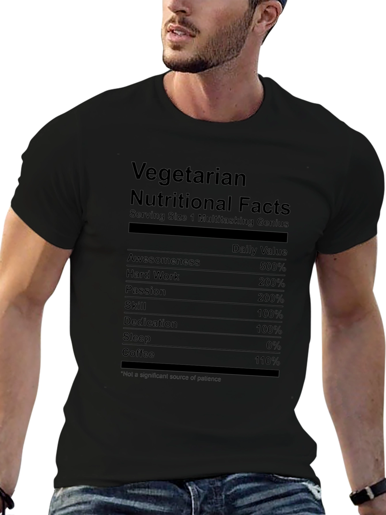 Vegetarian Multitasking Genius Novelty T-Shirt