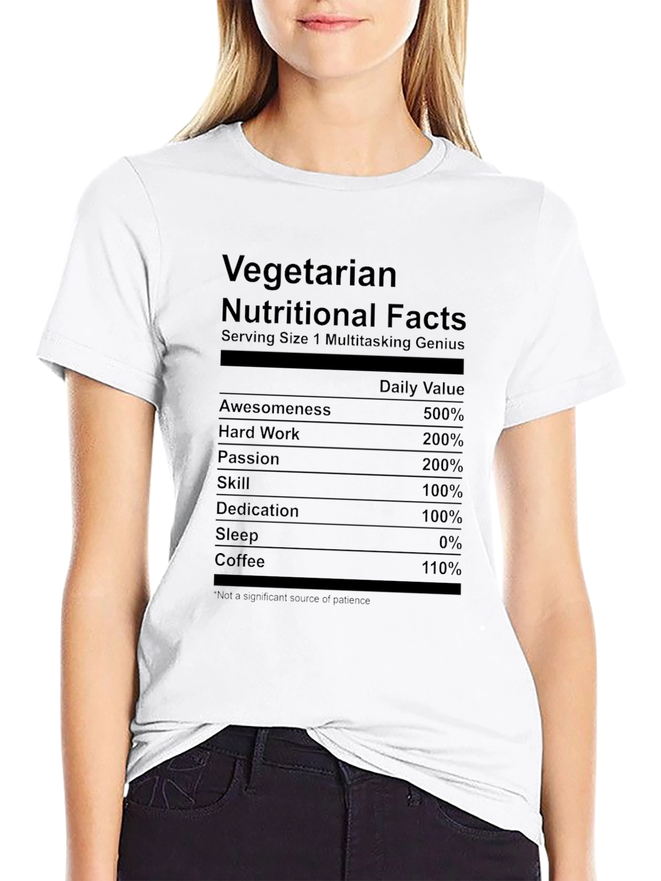 Vegetarian Multitasking Genius Novelty T-Shirt