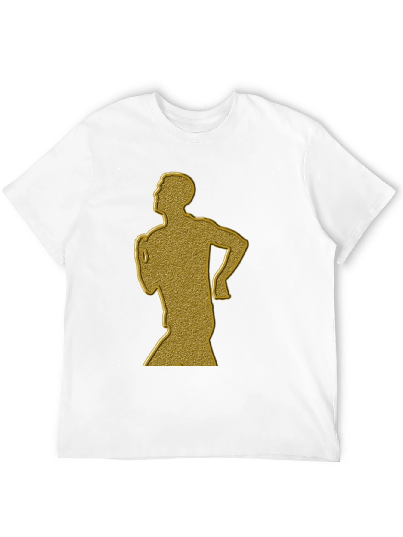 Golden Runner Graphic Tee - Mens Black T-Shirt