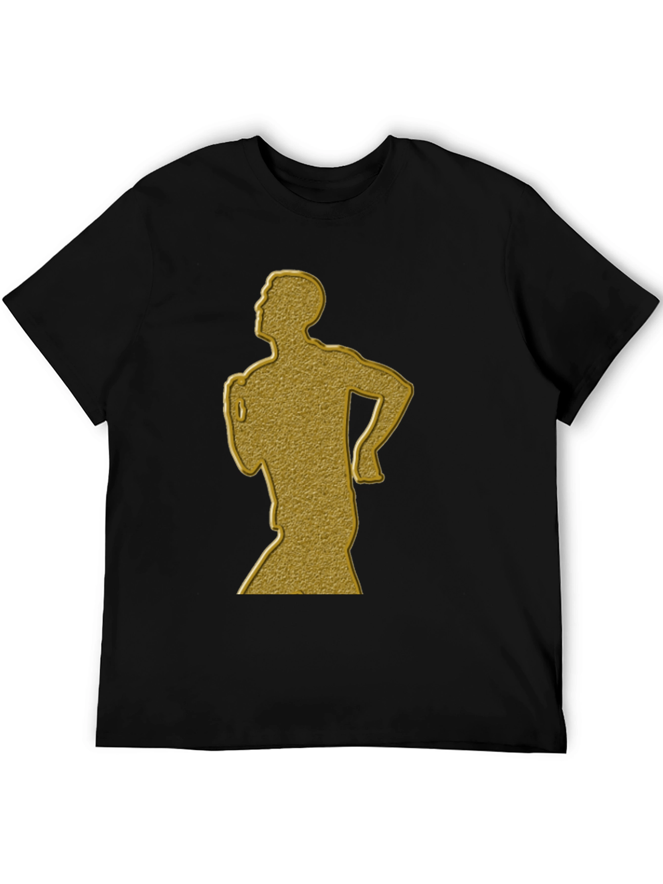 Golden Runner Graphic Tee - Mens Black T-Shirt