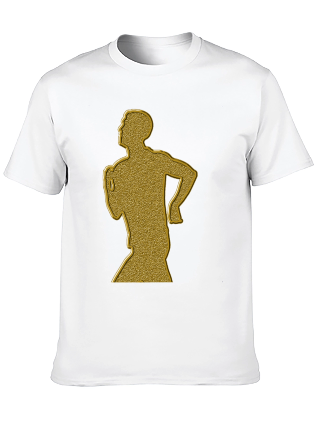 Golden Runner Graphic Tee - Mens Black T-Shirt
