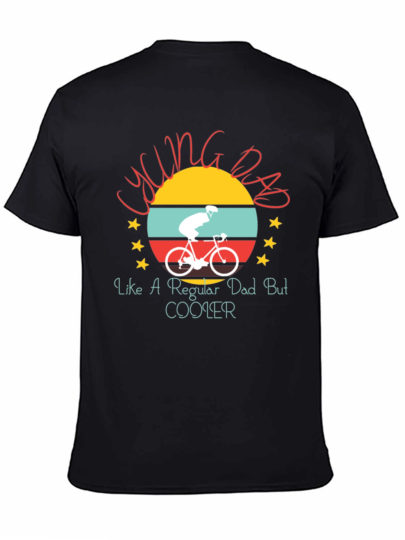 Cycling Dad Graphic Tee Shirt