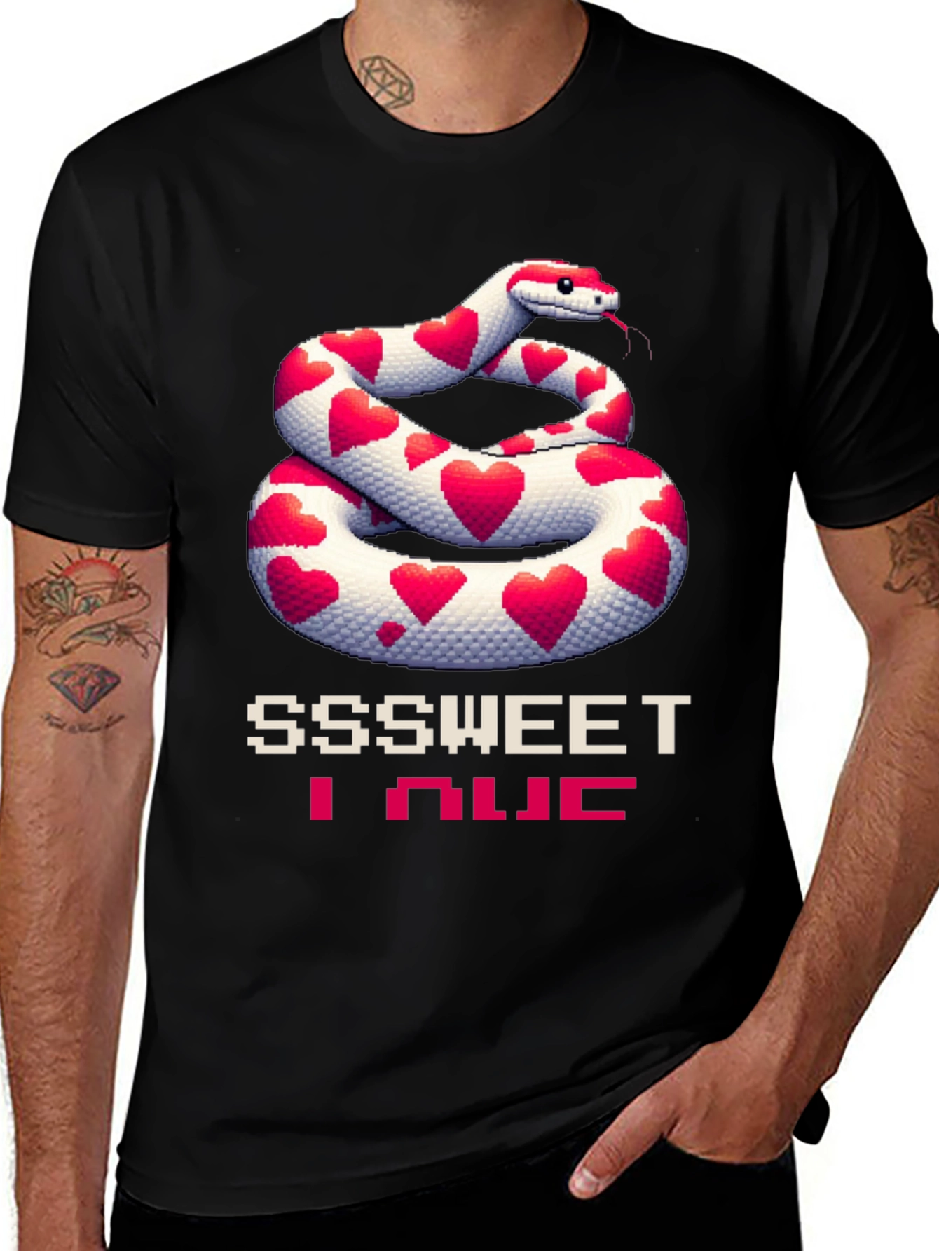 Sssweet Love Valentines Day Snake T-Shirt