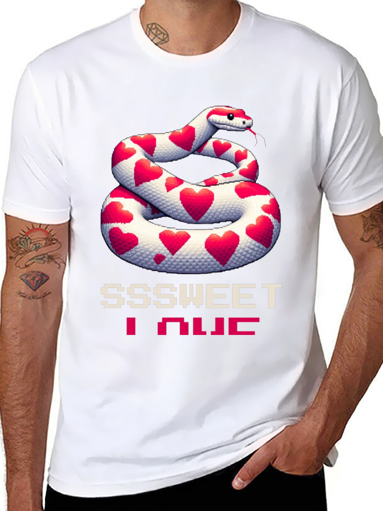 Sssweet Love Valentines Day Snake T-Shirt