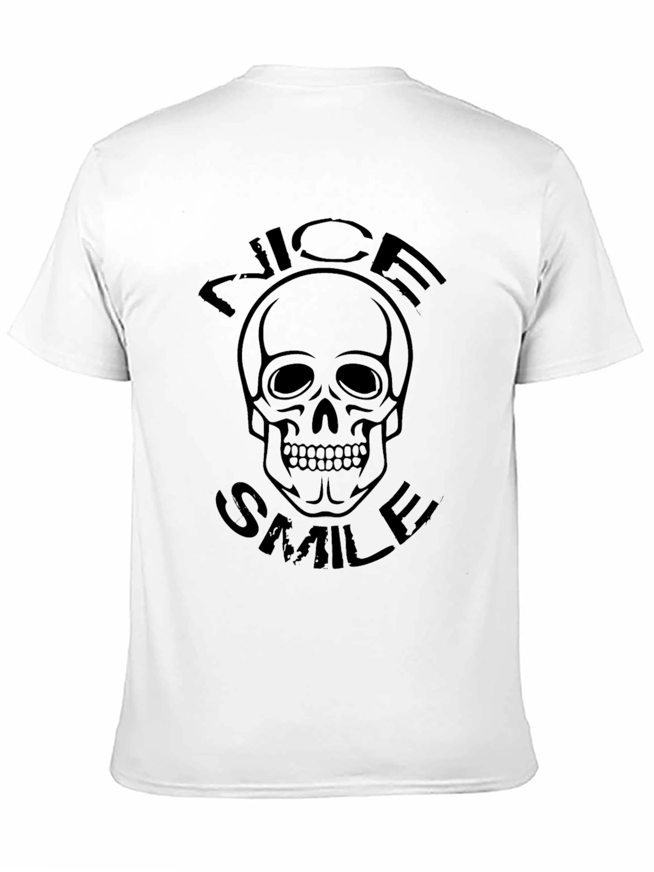 Skull Graphic T-Shirt - Nice Smile Design