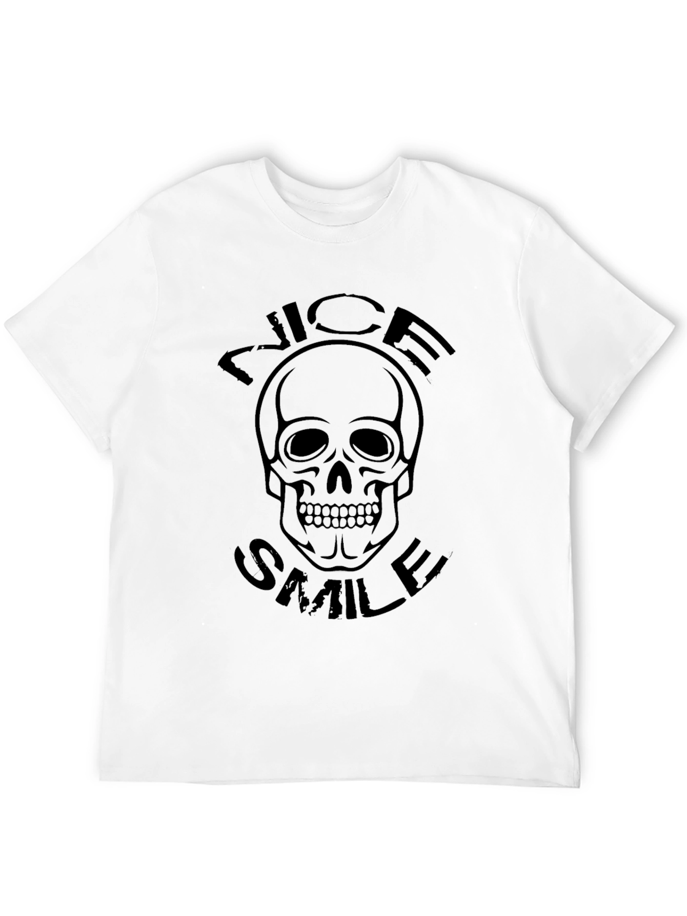 Skull Graphic T-Shirt - Nice Smile Design
