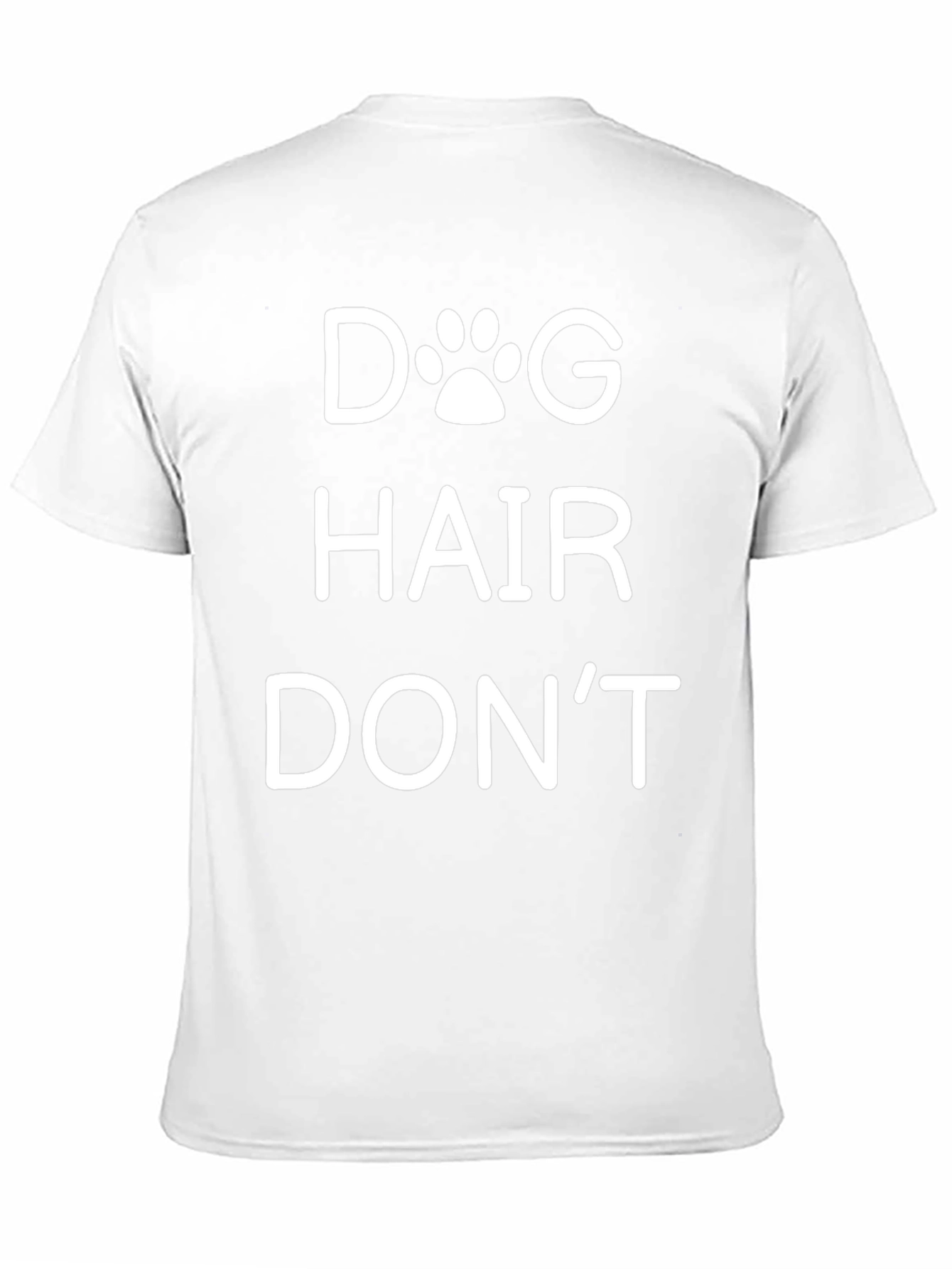 Dog Hair Dont Care Black T-Shirt