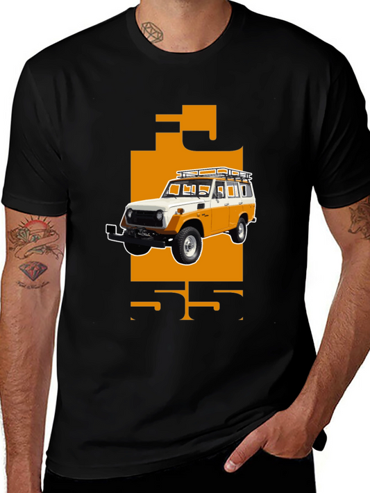 Vintage FJ55 Land Cruiser Graphic Tee - Classic Style