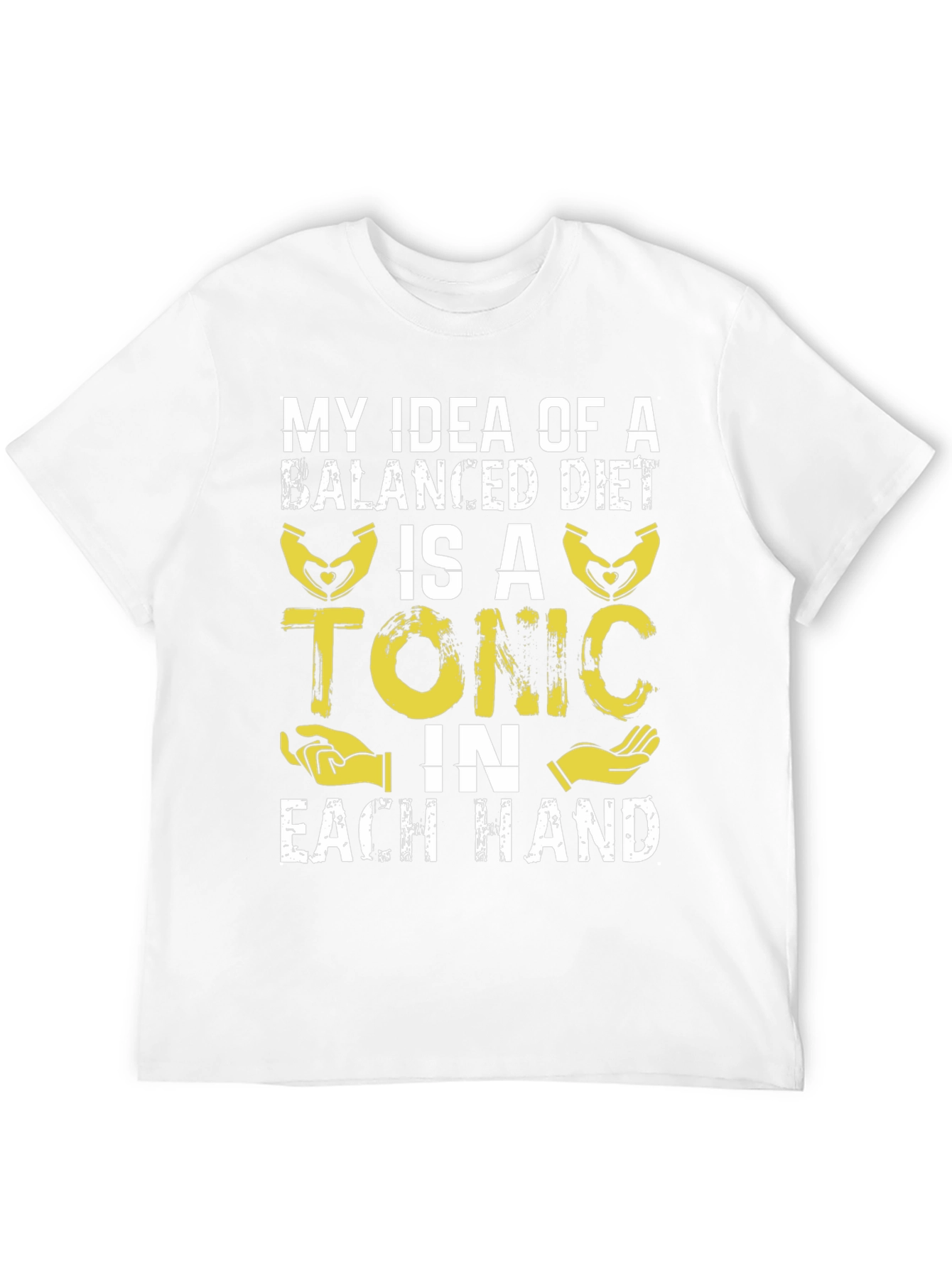 Balanced Diet Tonic T-Shirt - Funny Graphic Tee