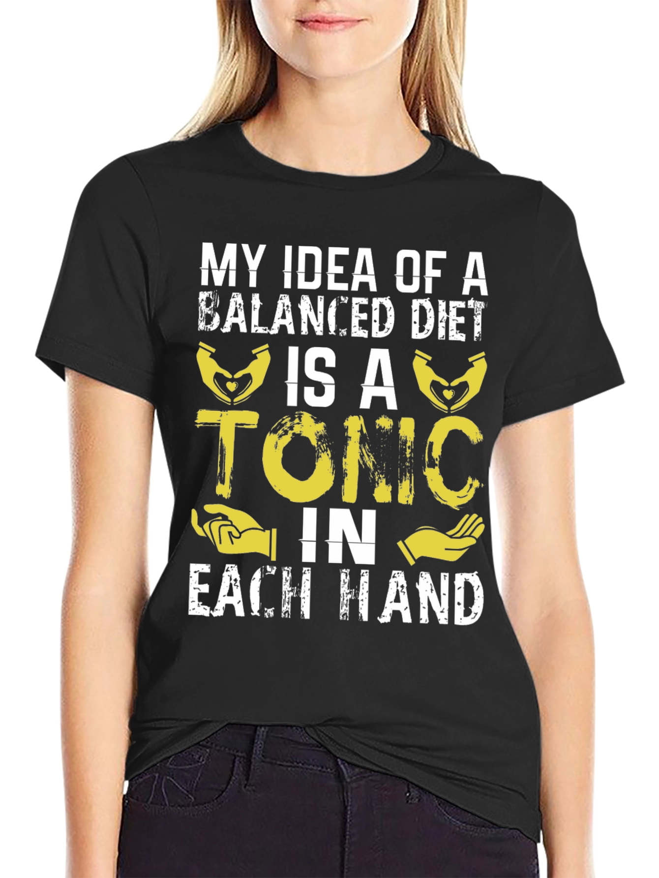 Balanced Diet Tonic T-Shirt - Funny Graphic Tee