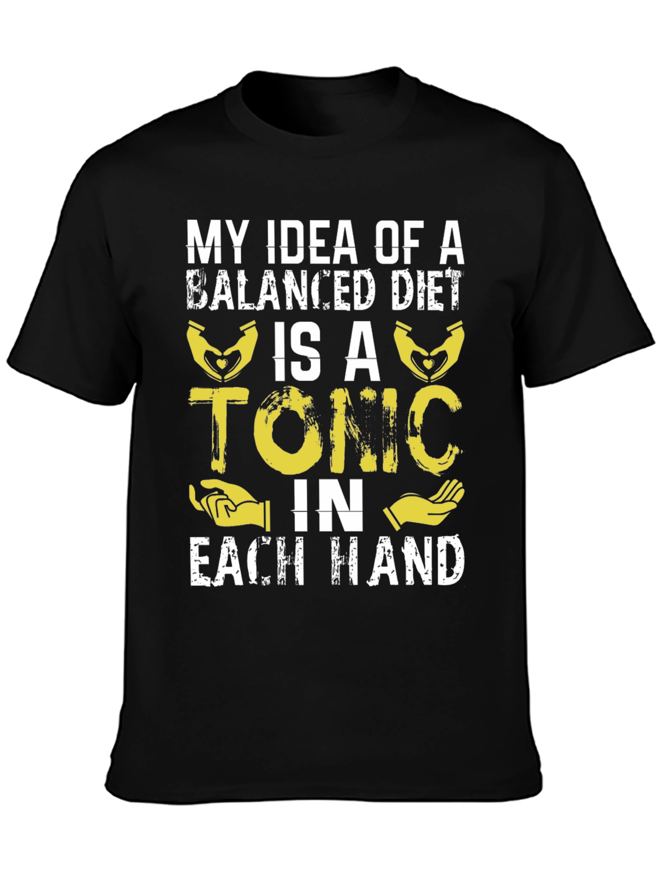 Balanced Diet Tonic T-Shirt - Funny Graphic Tee