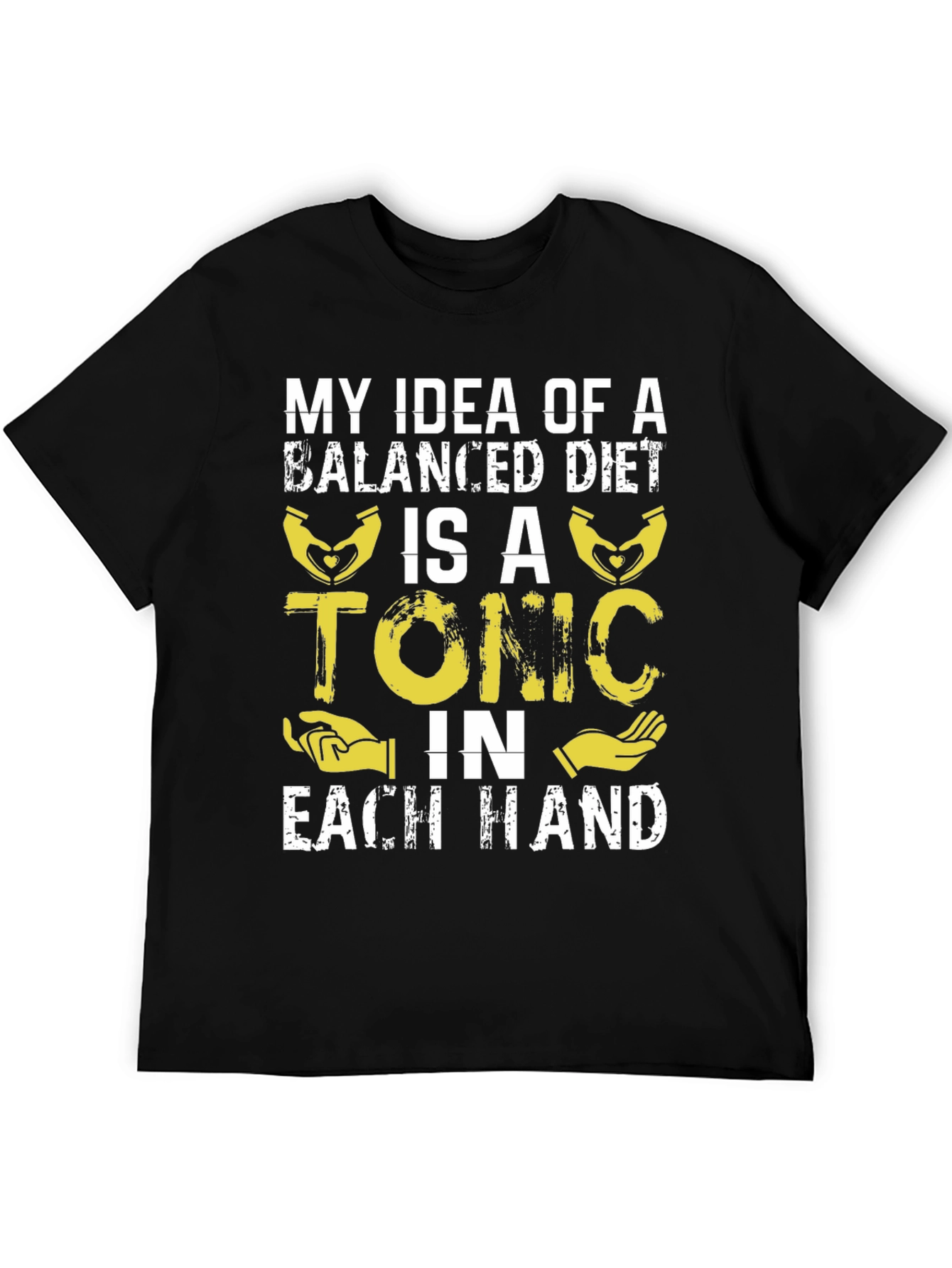 Balanced Diet Tonic T-Shirt - Funny Graphic Tee
