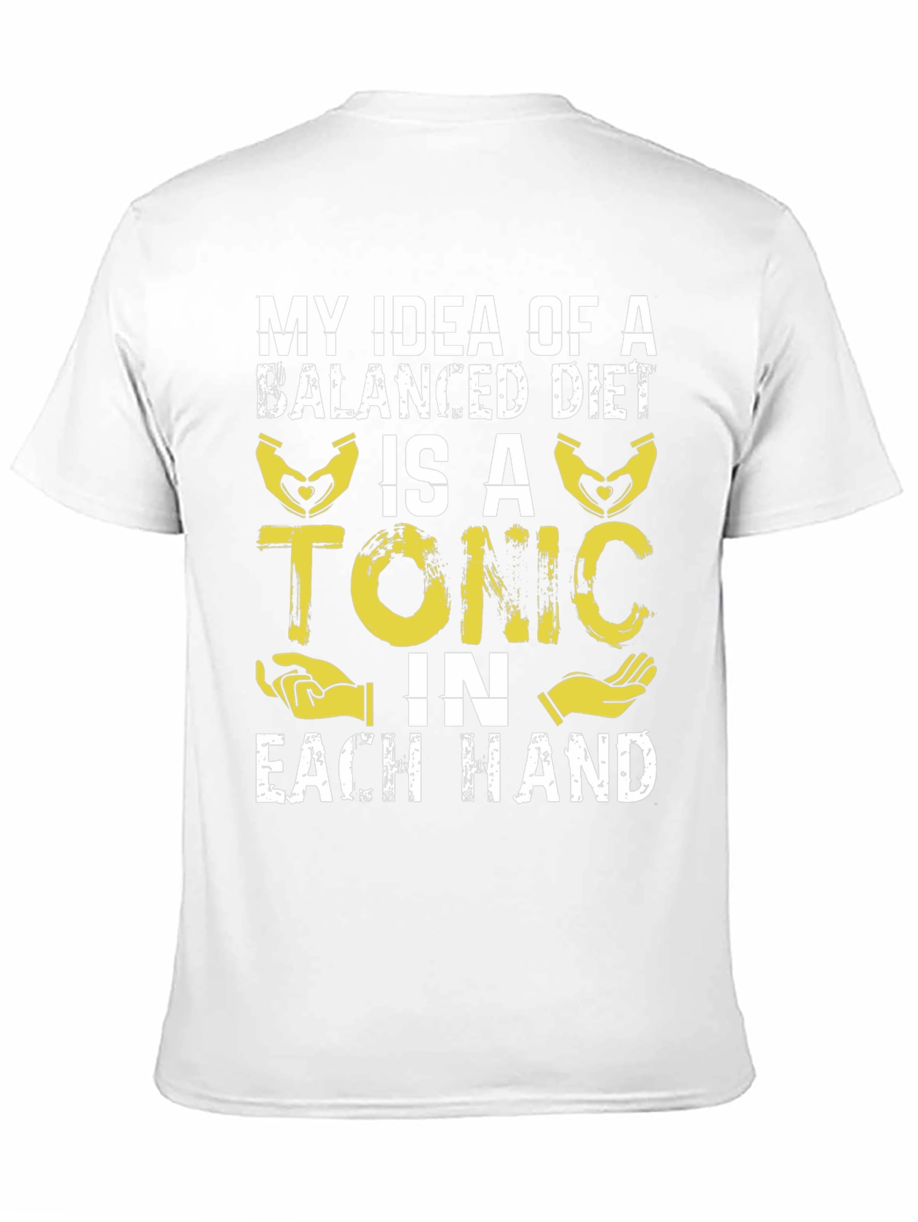 Balanced Diet Tonic T-Shirt - Funny Graphic Tee