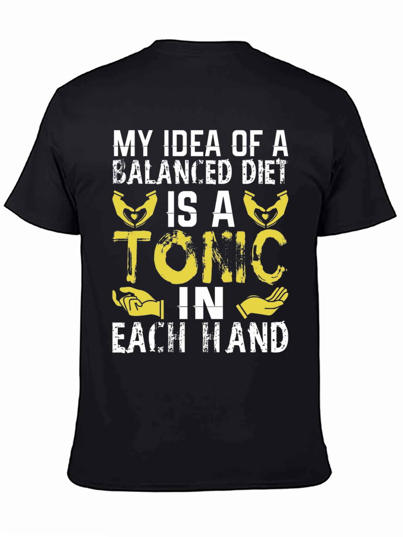 Balanced Diet Tonic T-Shirt - Funny Graphic Tee