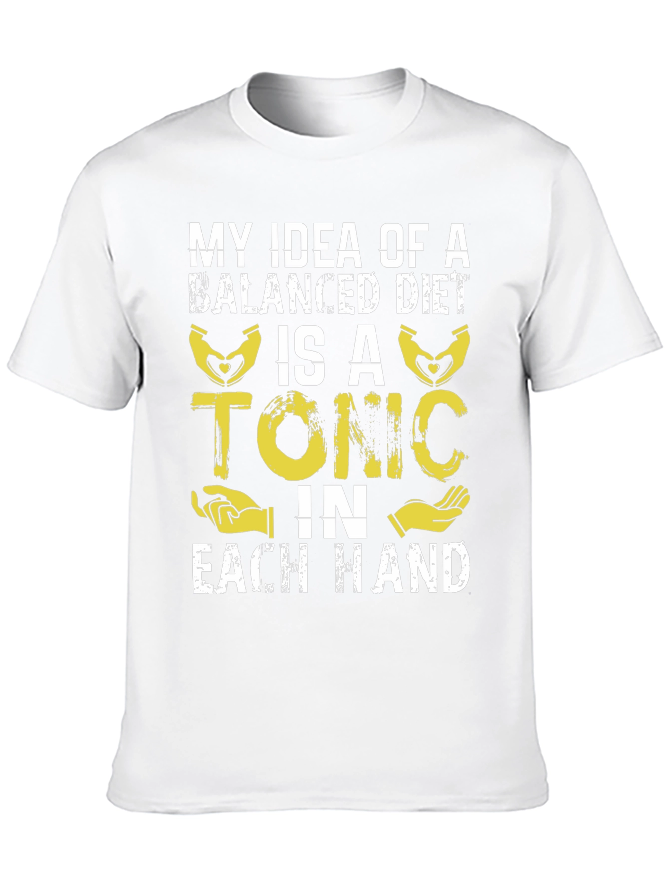 Balanced Diet Tonic T-Shirt - Funny Graphic Tee