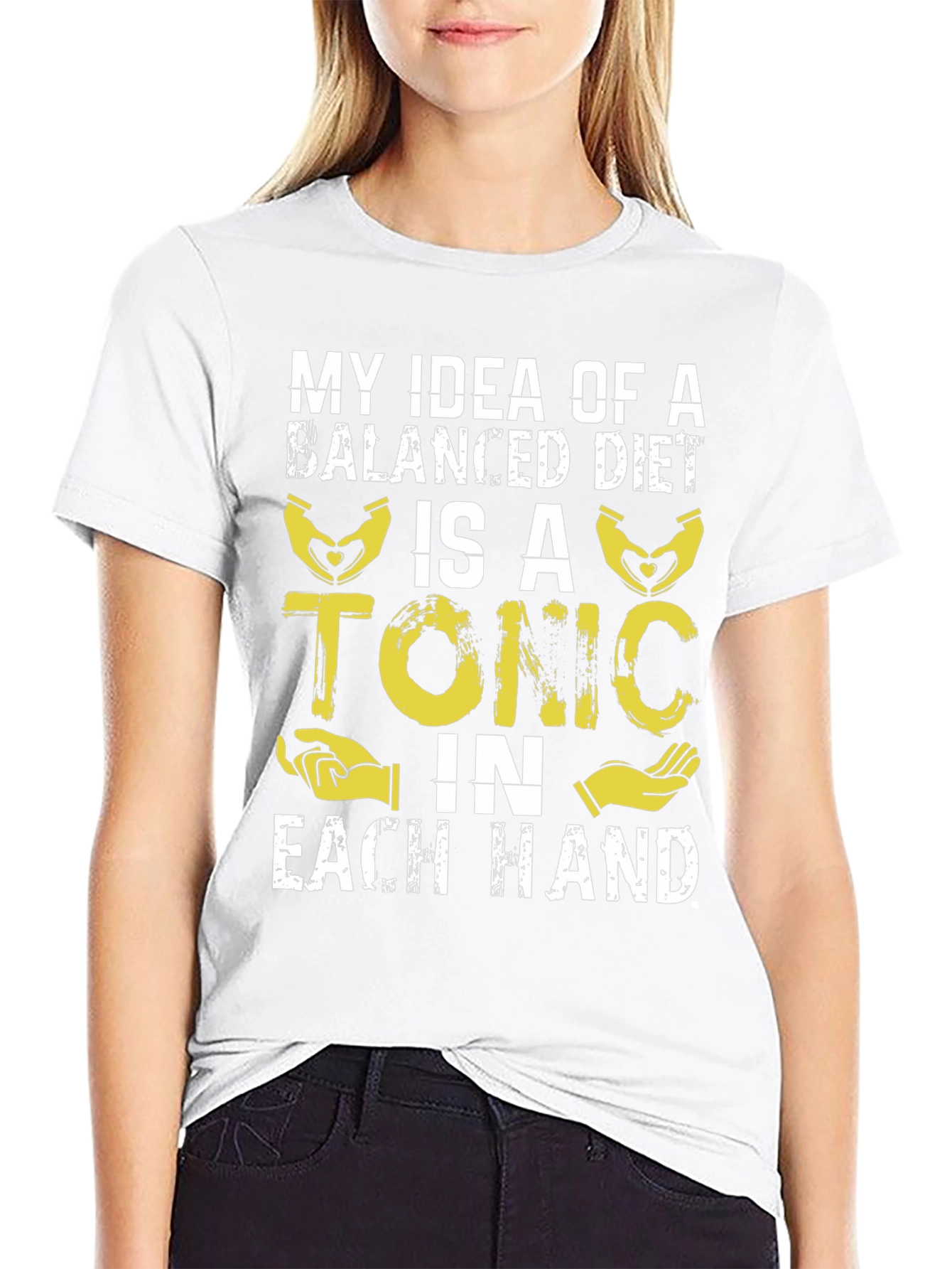 Balanced Diet Tonic T-Shirt - Funny Graphic Tee