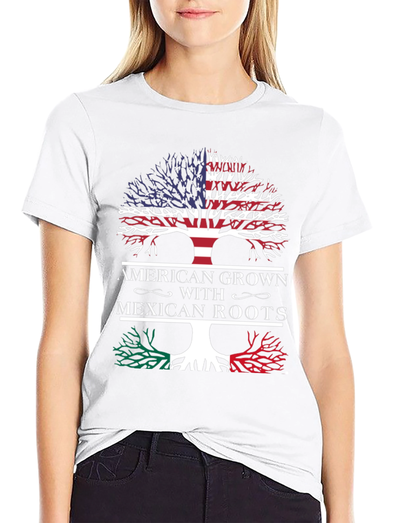 American Grown with Mexican Roots T-Shirt