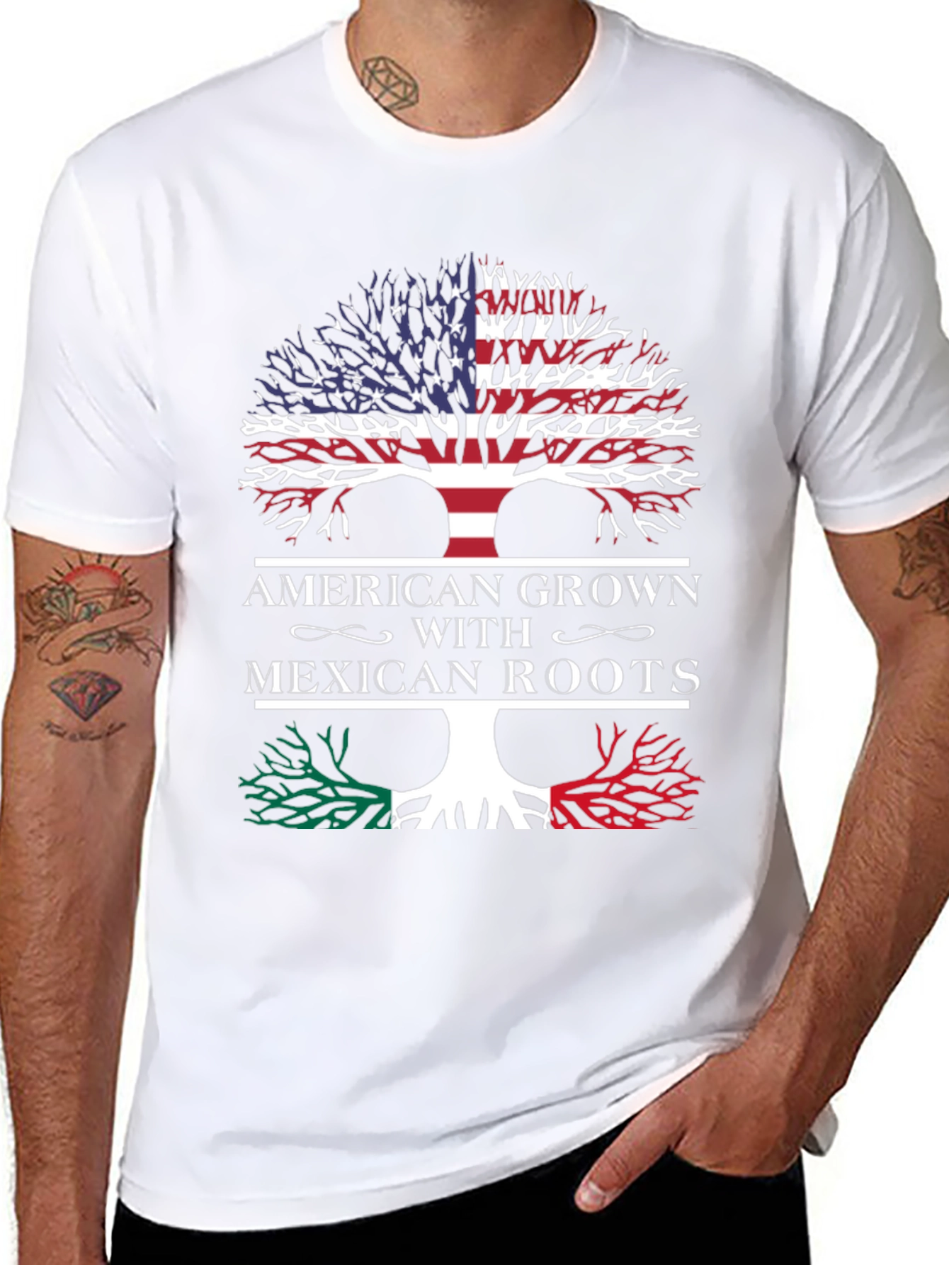 American Grown with Mexican Roots T-Shirt