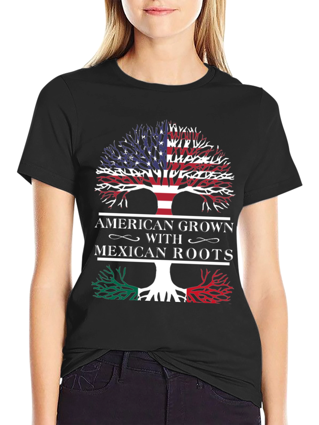 American Grown with Mexican Roots T-Shirt