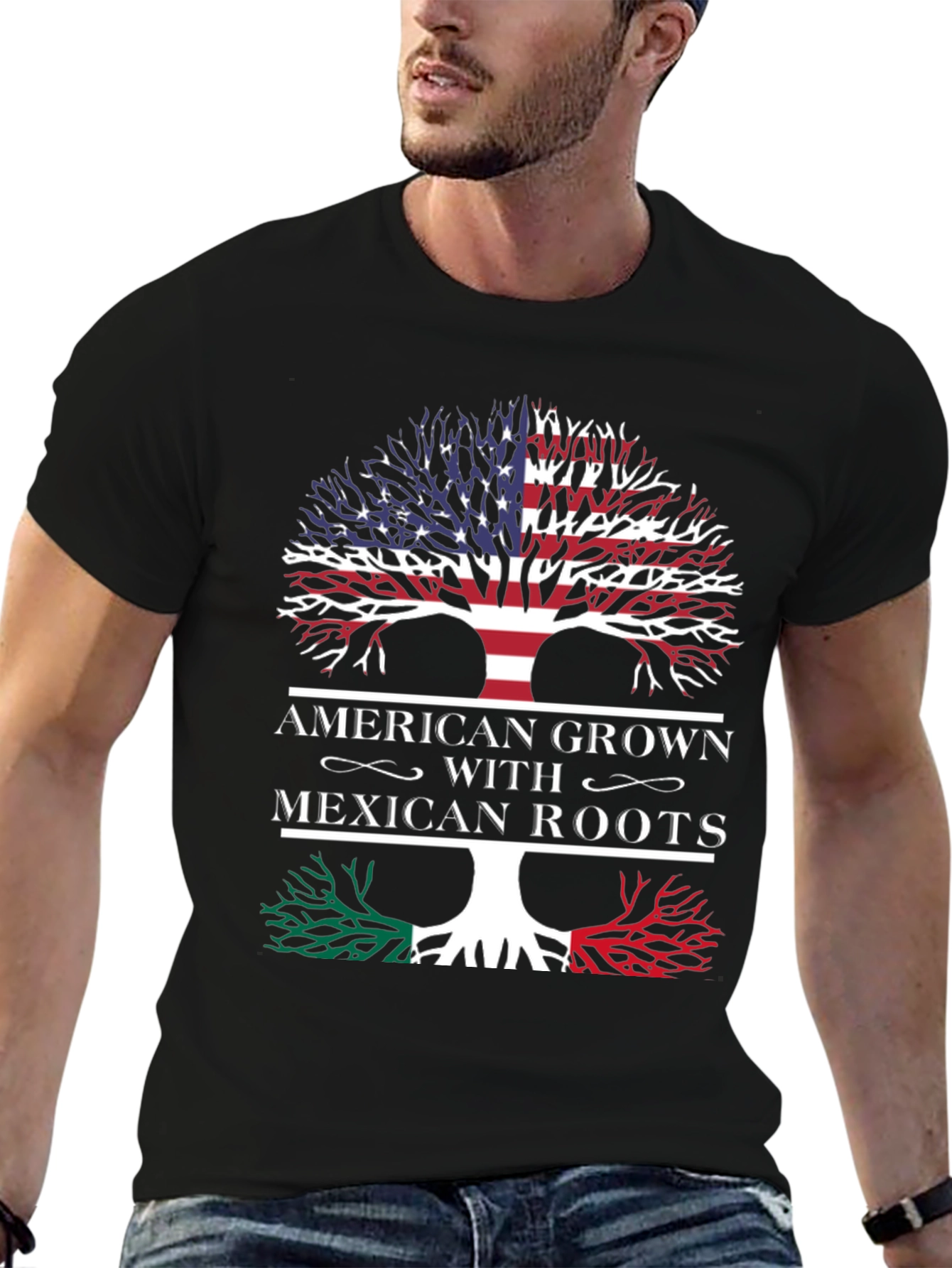 American Grown with Mexican Roots T-Shirt