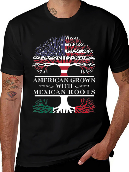 American Grown with Mexican Roots T-Shirt
