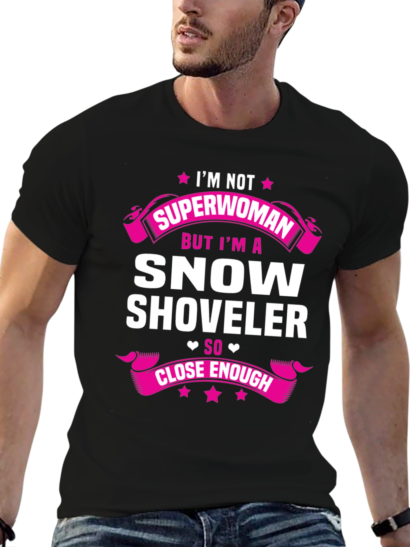 Superwoman Snow Shoveler Graphic Tee