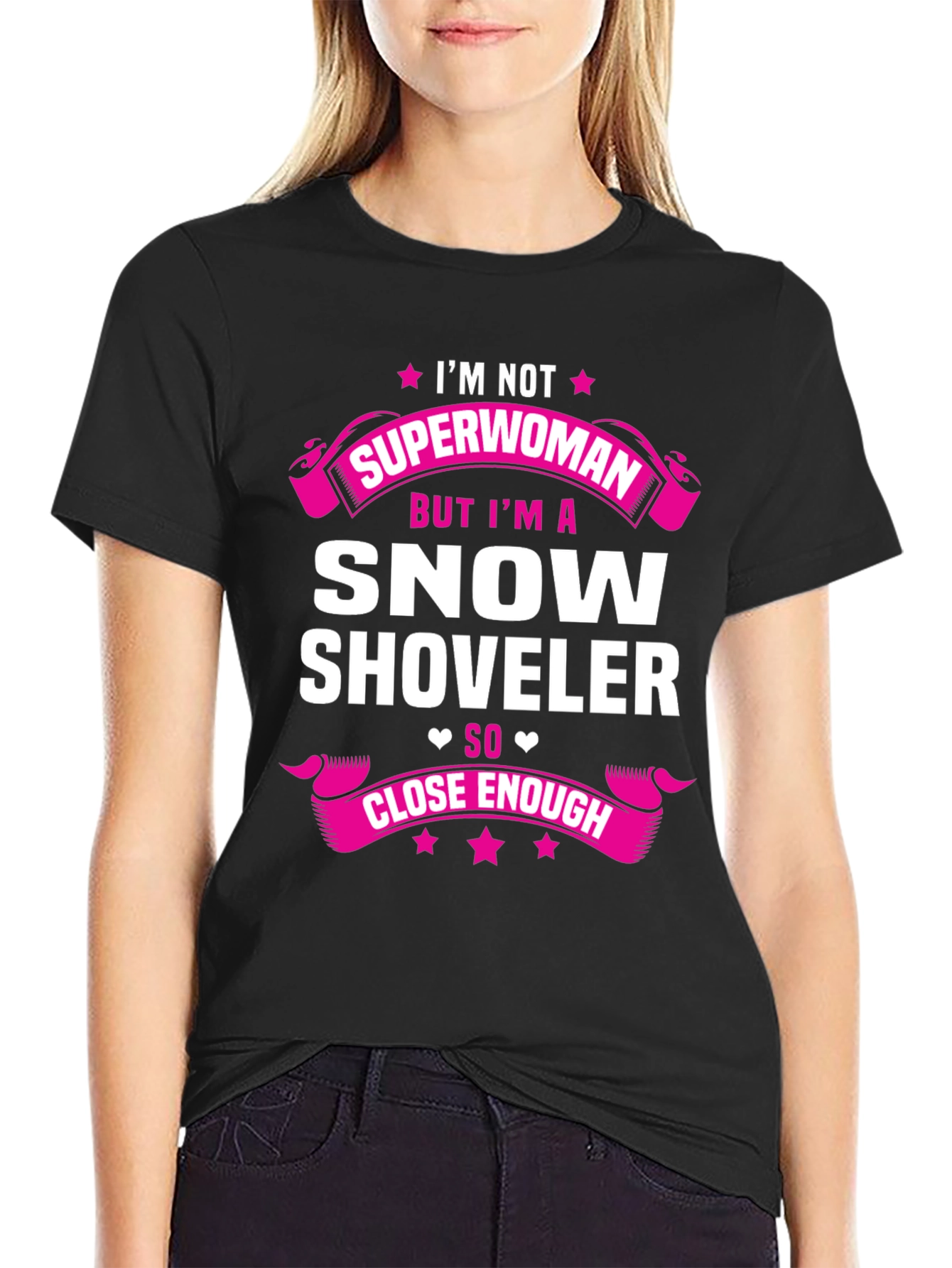 Superwoman Snow Shoveler Graphic Tee