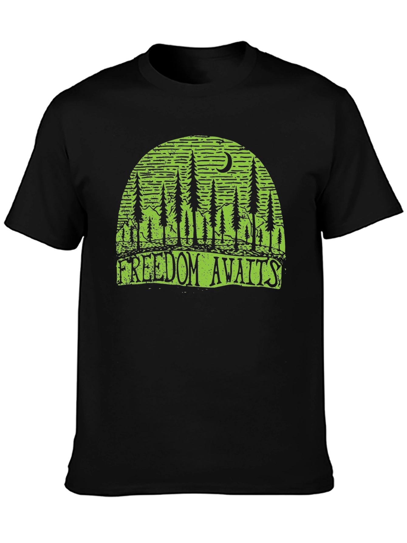 Freedom Awaits Graphic Tee - Nature Inspired Design